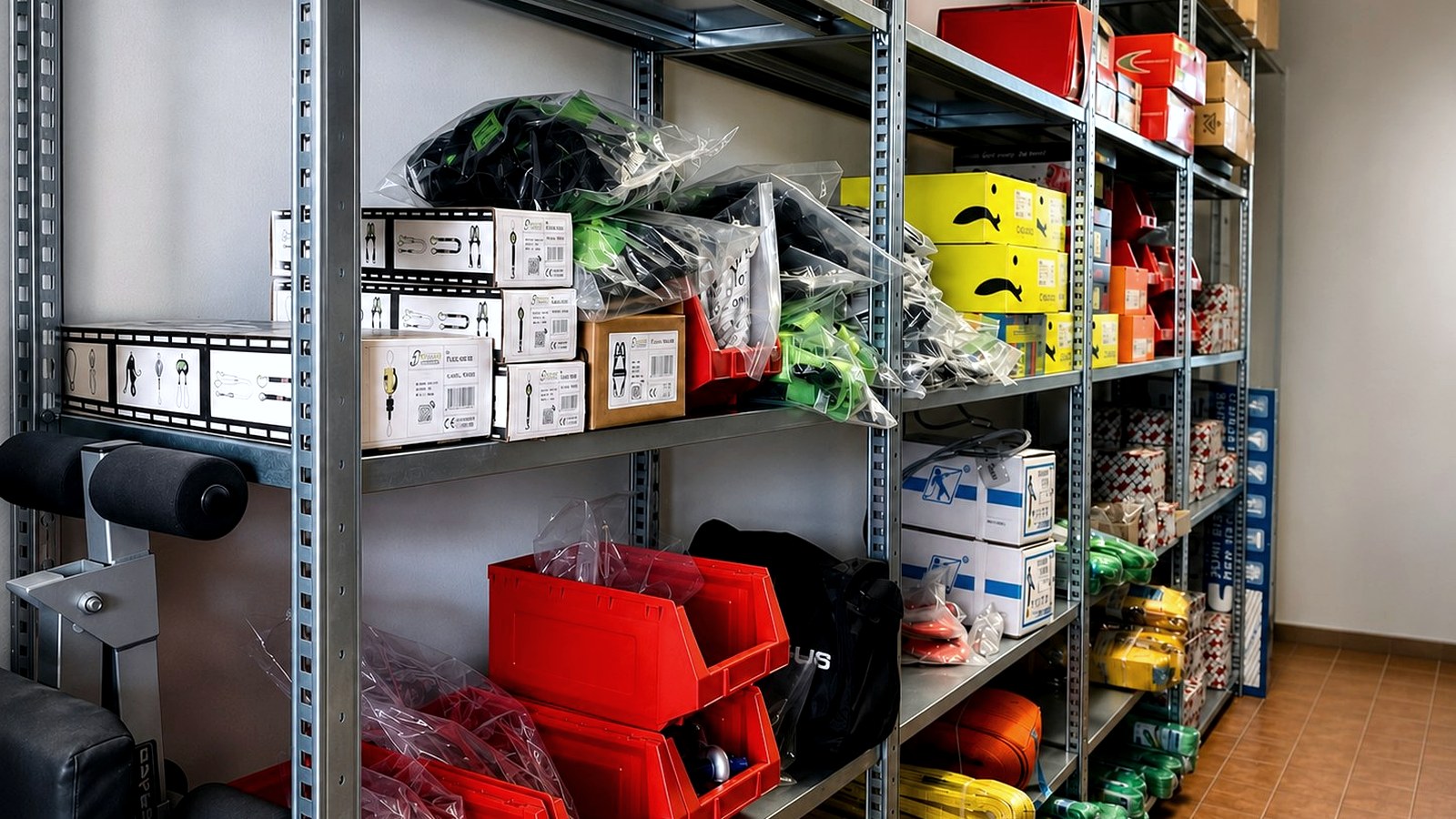 Magazzino ESSE FORNITURE con prodotti tecnici in pronta consegna